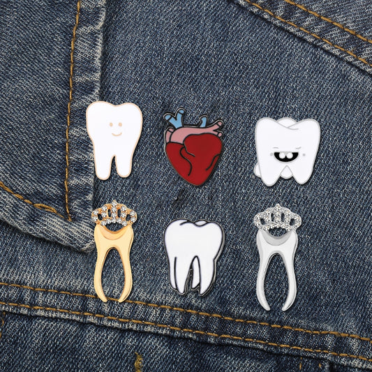 Teeth Enamel and Medical Pins