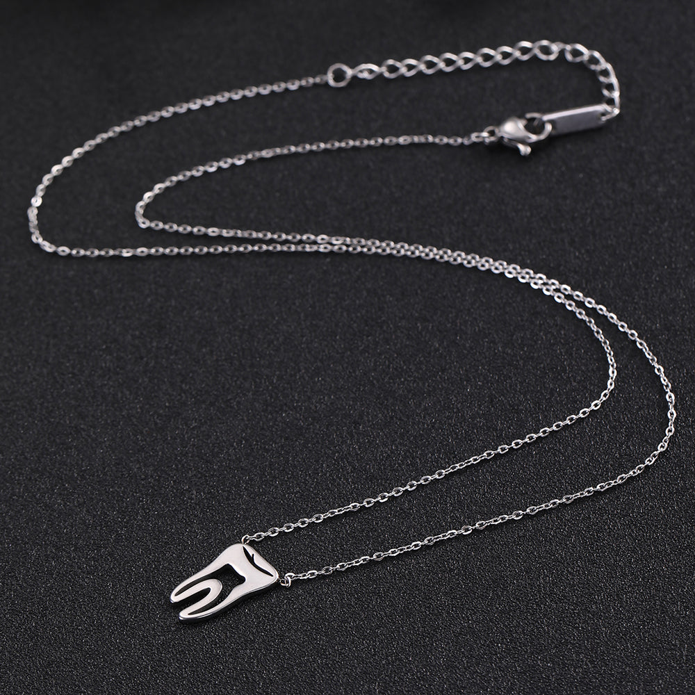 STERLING SILVER TOOTH NECKLACE – Idle Hands Jewellery
