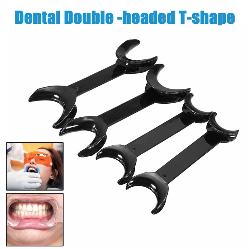 4 PCS Dental Tool T-Shape Intraoral Cheek Lip Retractor