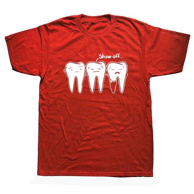 Funny Summer Show-off Tooth T-Shirts