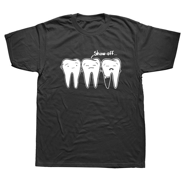 Funny Summer Show-off Tooth T-Shirts