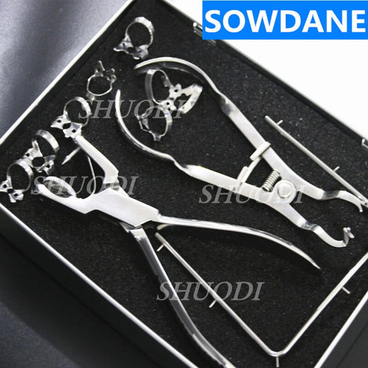 Dental German Stainless Steel High Quality Rubber Dam Instruments Set