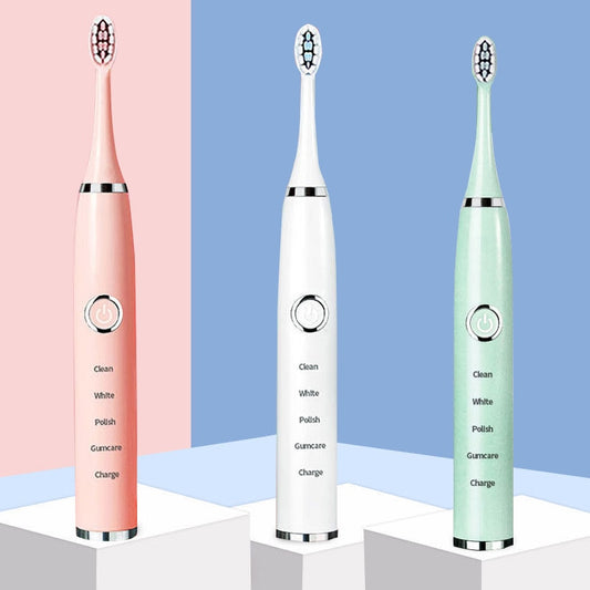 Electric toothbrush ultrasonic USB charger rechargeable waterproof soft toothbrush