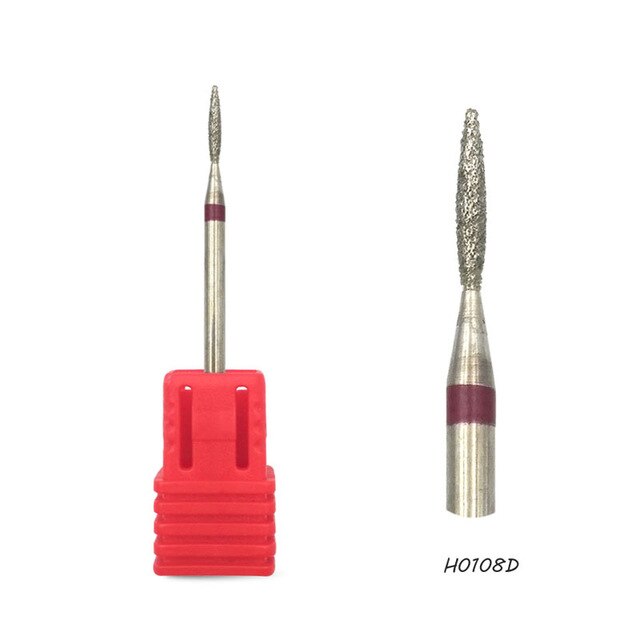 Diamond Nail Drill Bit 3/32" Rotary Burr Manicure Cutters