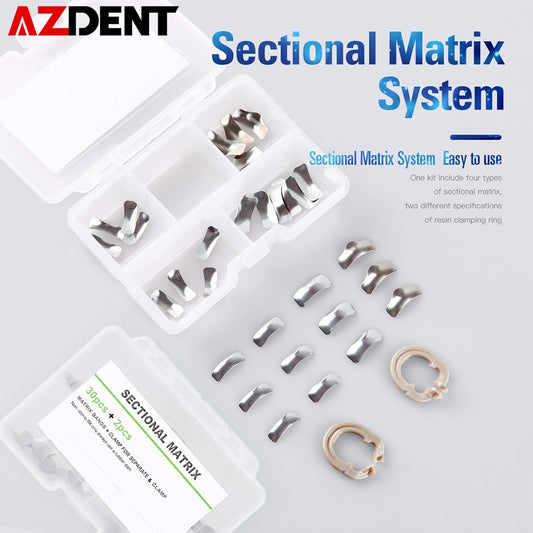 Dental Sectional Matrix System Matrix Band Metal Matrices