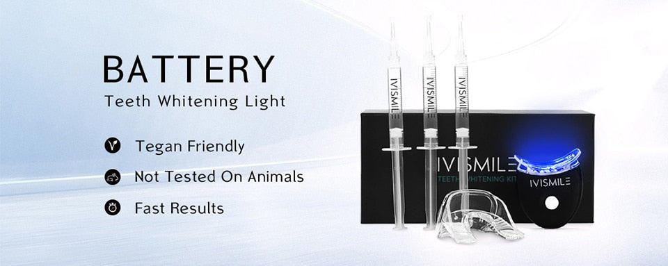 IVISMILE Teeth Whitening Kit With Led Light