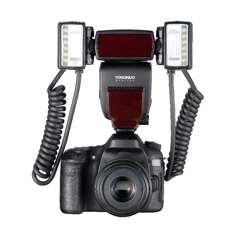 Yongnuo YN24EX TTL Macro Flash Speedlite with Adapter Rings for Canon